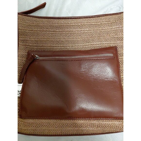 Brighton Brice Organizer & Hobo Shoulder Handbag Beige & Brown - Picture 2 of 16